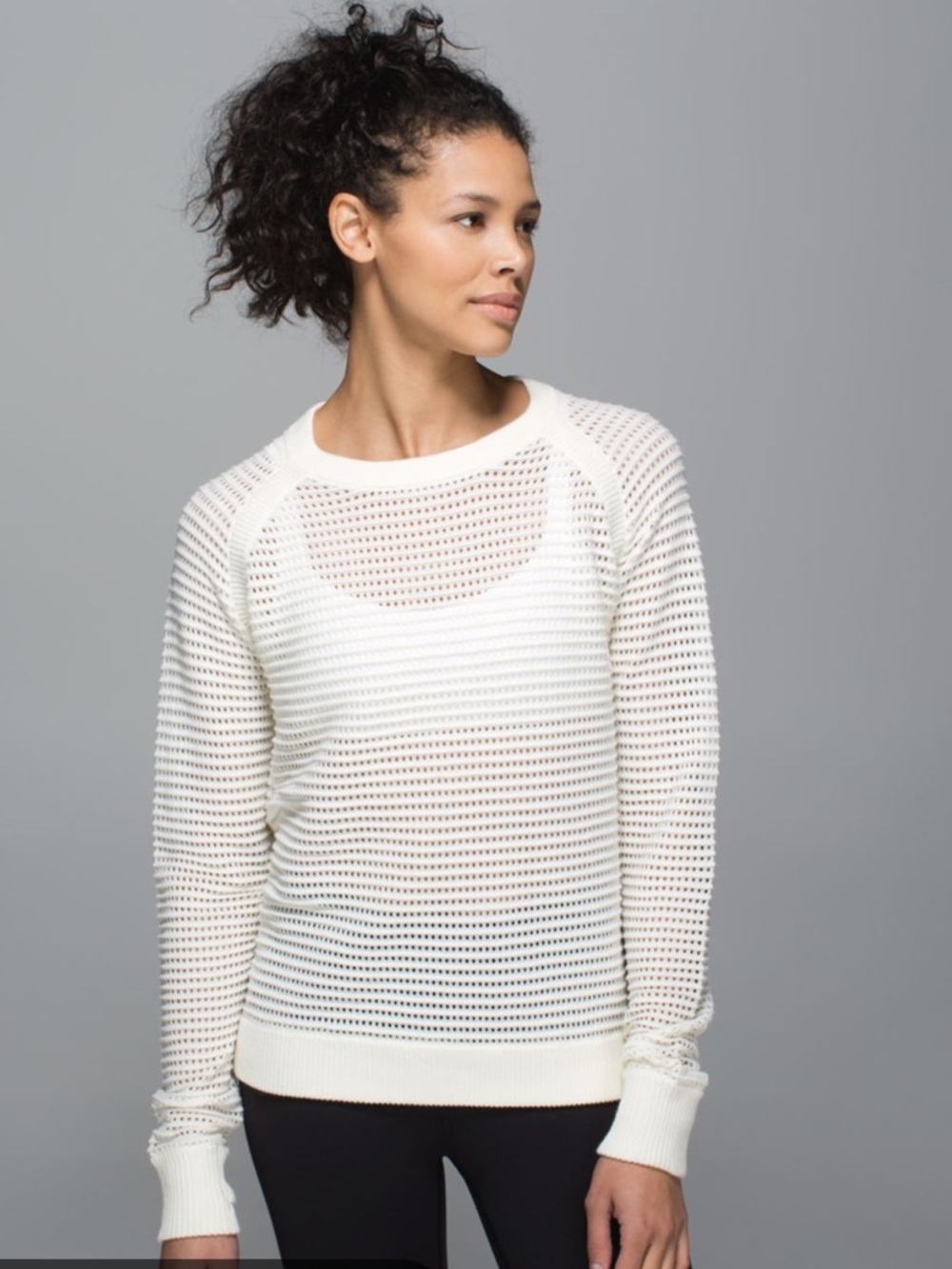 Lululemon Devi Crew Pointelle Sweater